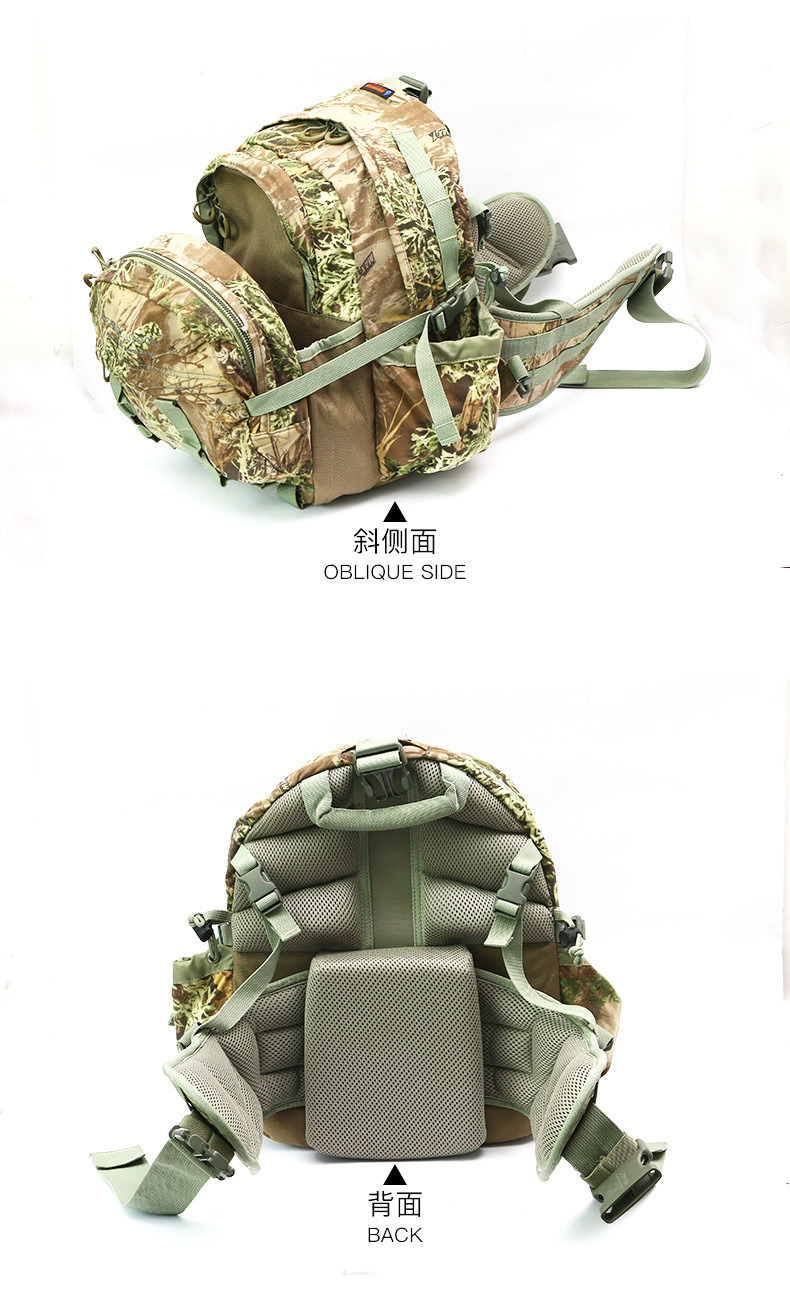 Mochila de camuflaje con personalidad, práctica y versátil, bolsa de mensajero 