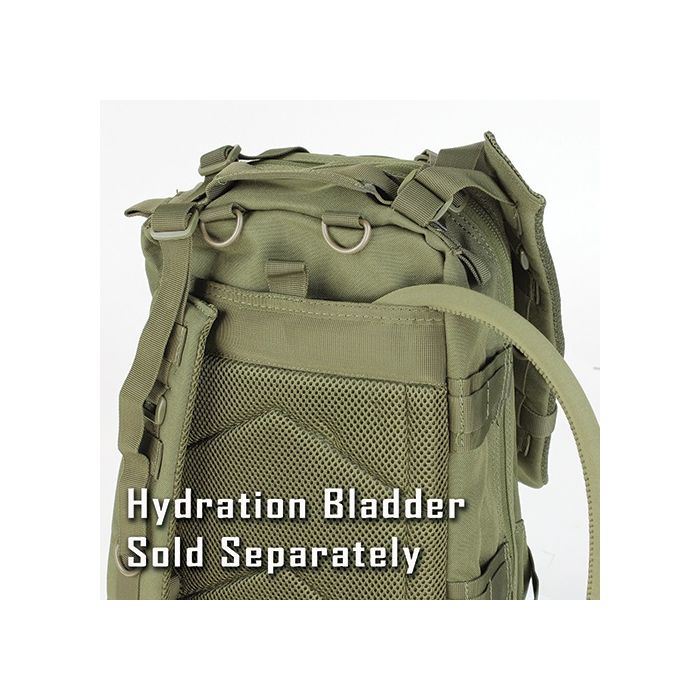 Mochila militar Molle Camel para caza al aire libre, mochila táctica en camello, mochila de hidratación 