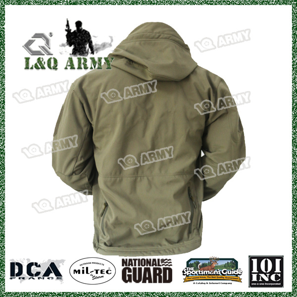 Chaqueta militar suave para hombre