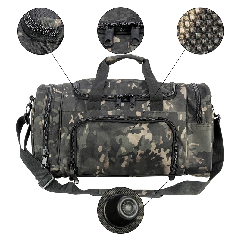 Bolsos Camuflaje Negro LQ08032A