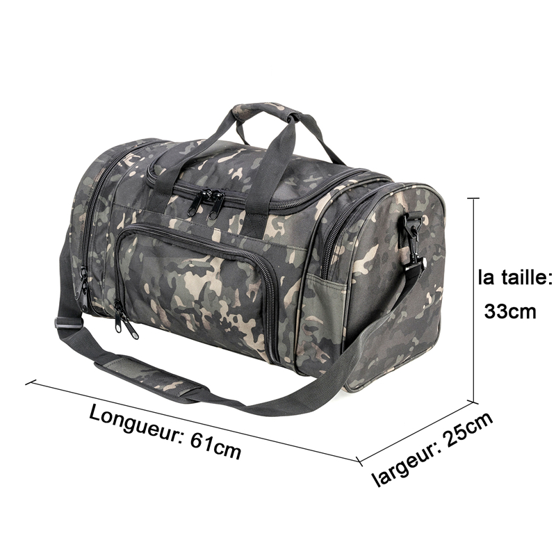 Bolsos Camuflaje Negro LQ08032A